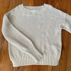 Jessica Simpson Light Gray Crew Neck Sweater
